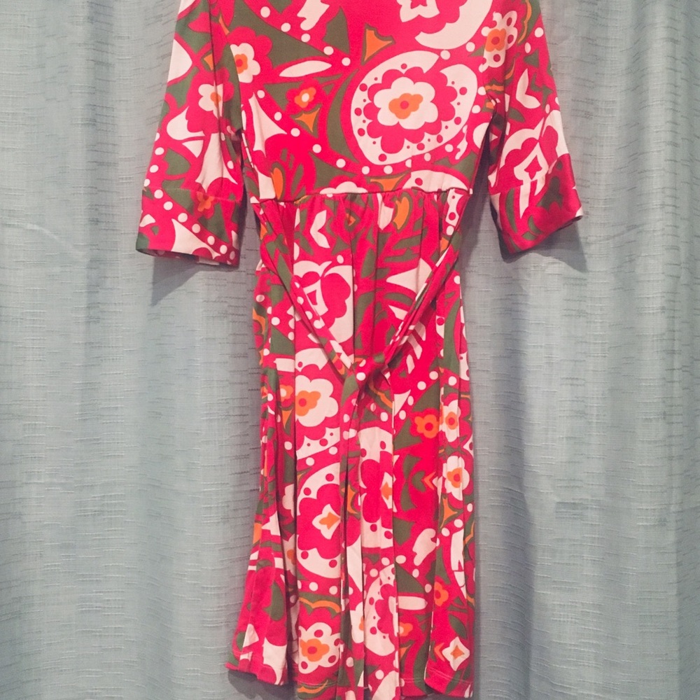 Women’s 3/4 sleeve silk stretch dress